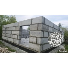Мегаблок из полистиролбетона 24-3-6 (2380х300х580), стеновой