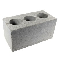 Шлакоблок 3х пустотный 190х188х390 стеновой