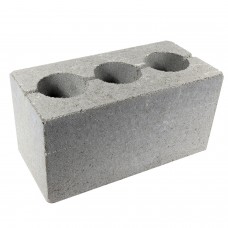 Шлакоблок 3х пустотный 190х188х390 стеновой